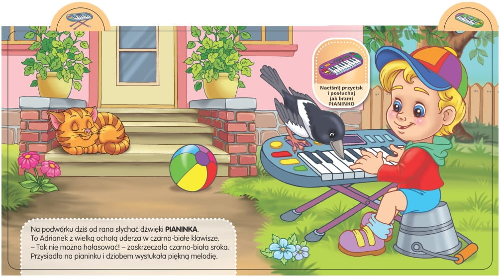 książeczka z dźwiękami Muzyka